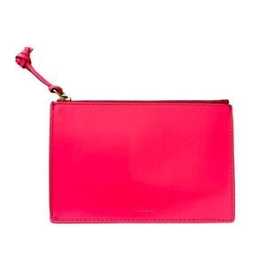 Fossil Neon Vibrant Pink Wristlet Zippered Pouch